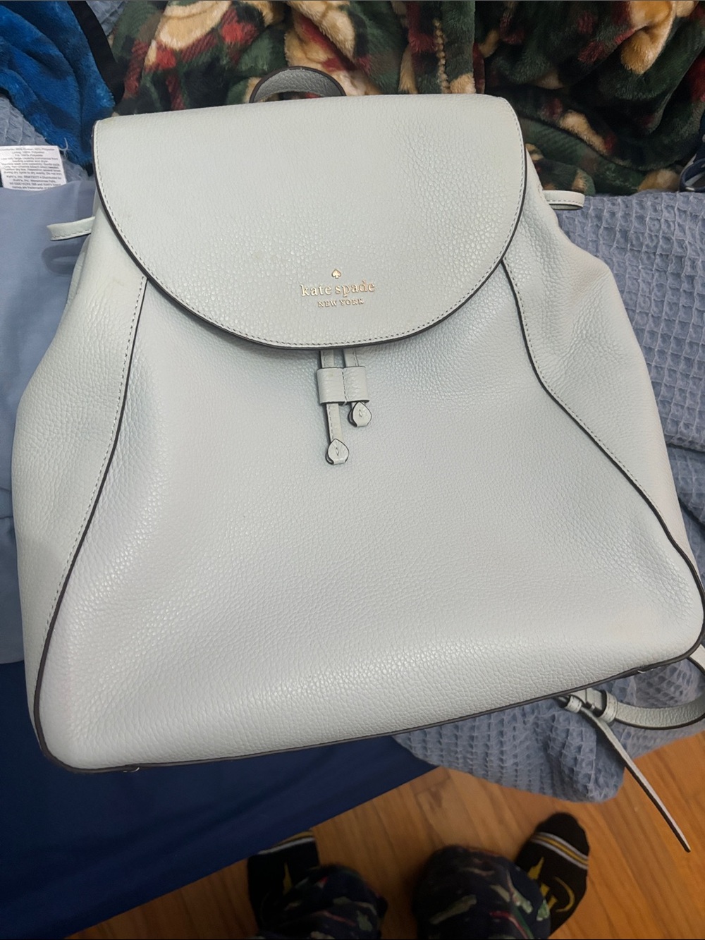 kate spade  Pebbled Leather Backpack